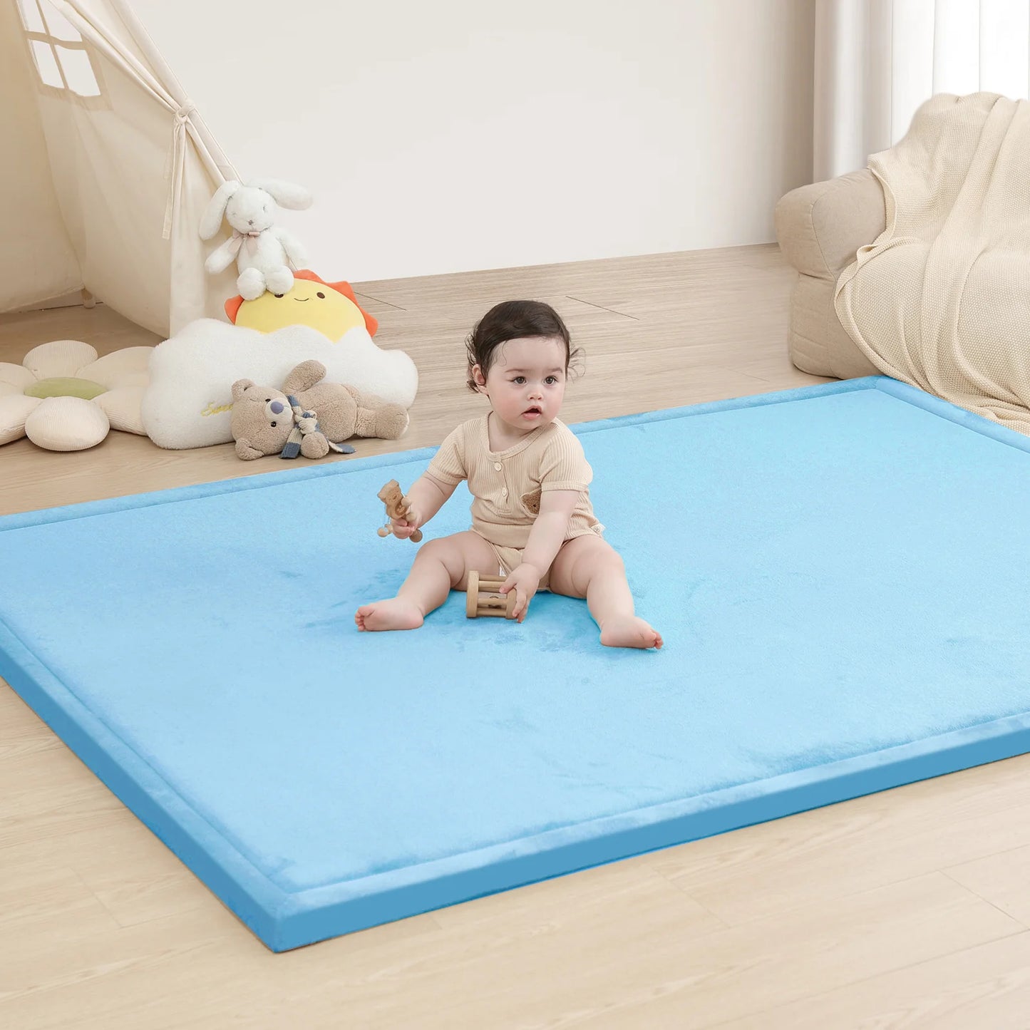 LullaMat® 1.3" Thick CloudFoam™ Play Mat