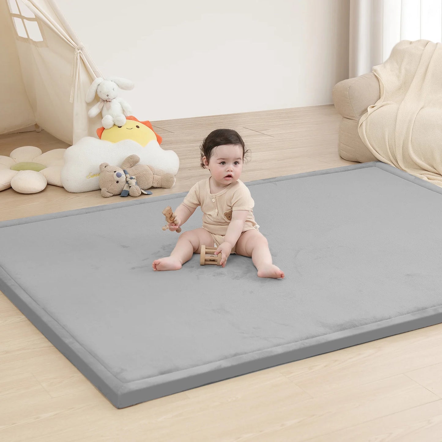 LullaMat® 1.3" Thick CloudFoam™ Play Mat