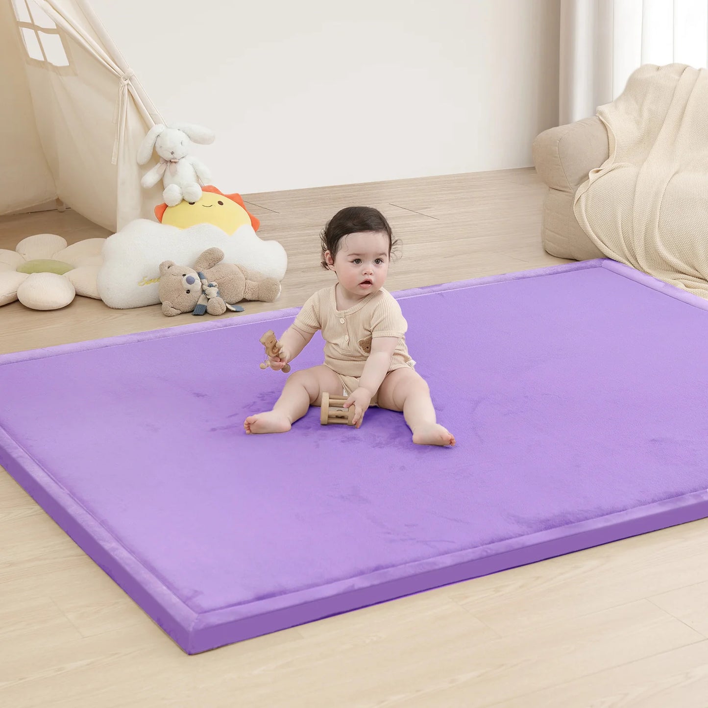 LullaMat® 1.3" Thick CloudFoam™ Play Mat