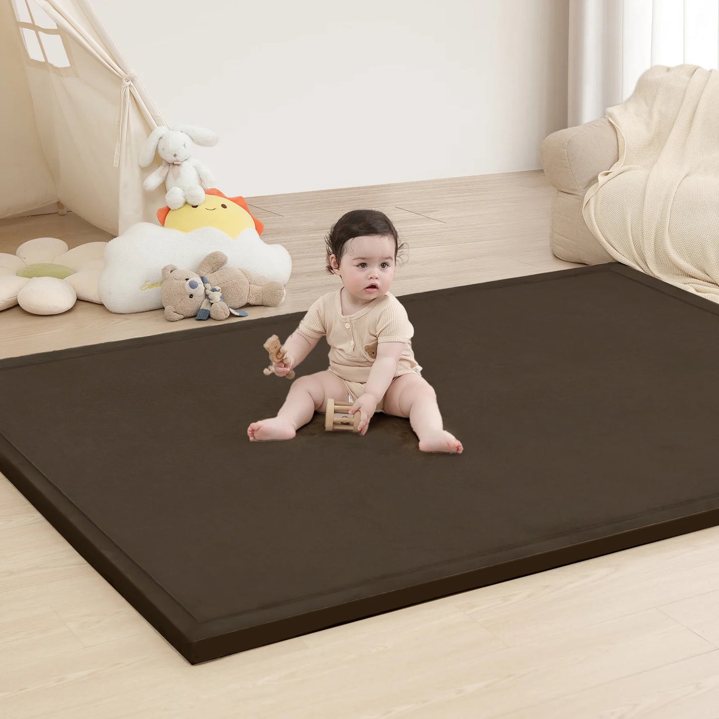 LullaMat® 1.3" Thick CloudFoam™ Play Mat